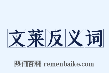 文莱反义词是什么意思的图片